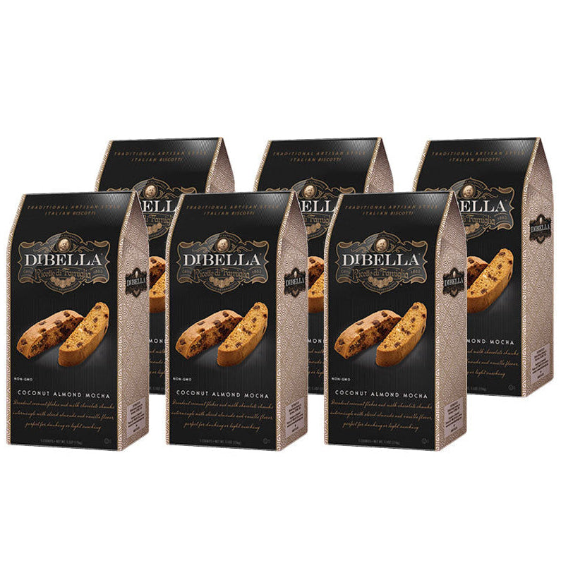Coconut Almond Mocha Biscotti